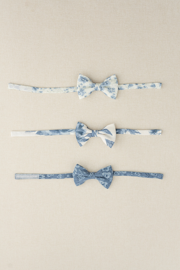 Revelry Kids Chiffon Floral Print Bowtie