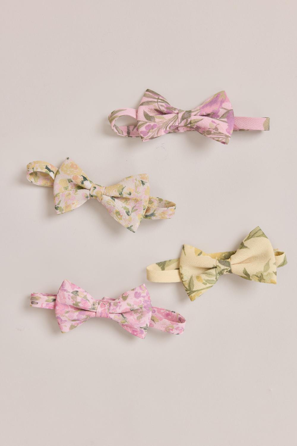 revelry Kids Chiffon Floral Print Bowtie