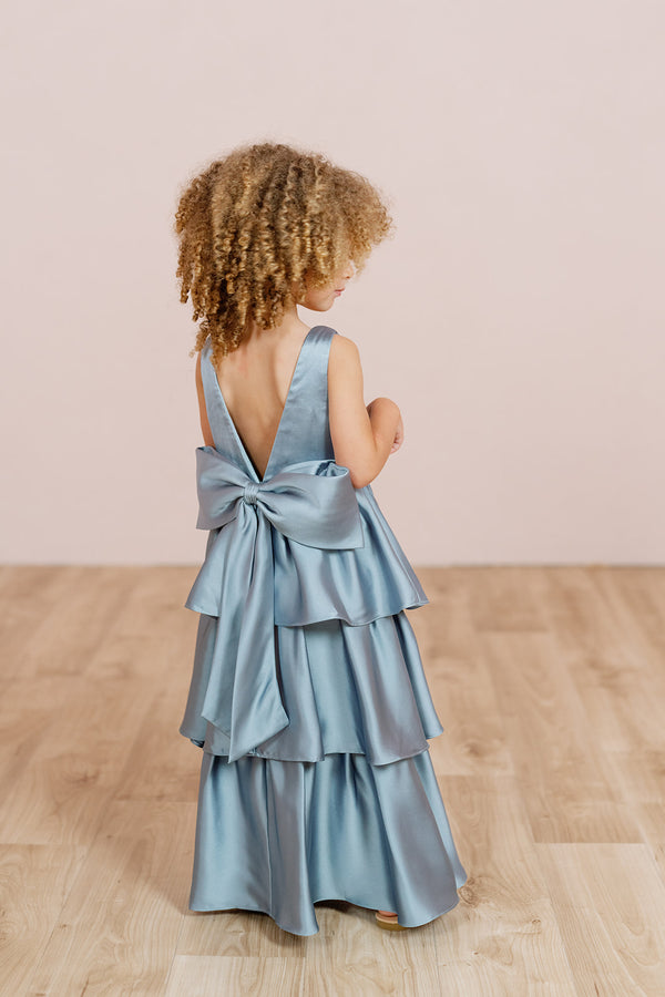 Revelry Kids Georgia Satin Dress
