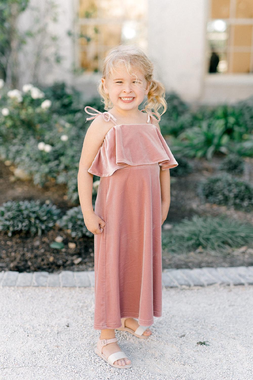 revelry Kids Riley Convertible Velvet Dress
