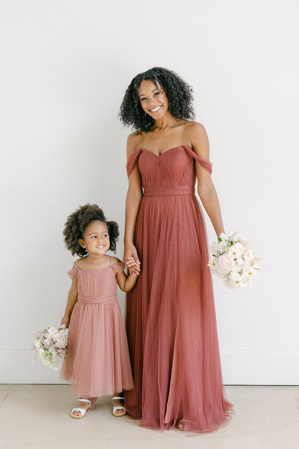 Revelry Kids Rosalie Tulle Convertible Dress