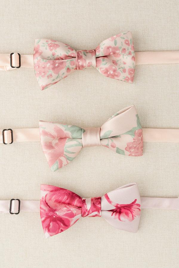 Revelry Kids Satin Floral Print Bowtie