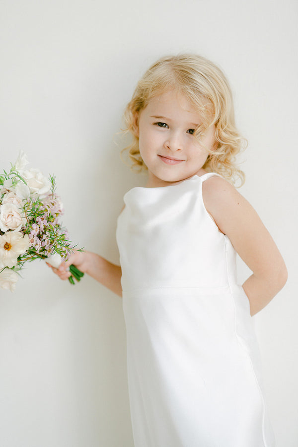 Revelry Kids Skye Satin Dress