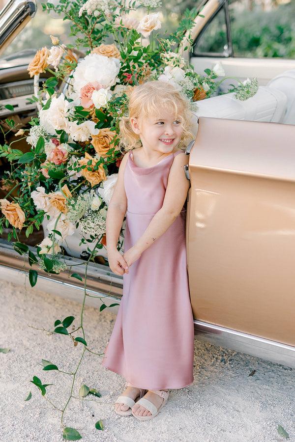 Revelry Kids Skye Satin Dress