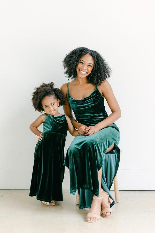 Revelry Kids Skye Velvet Dress