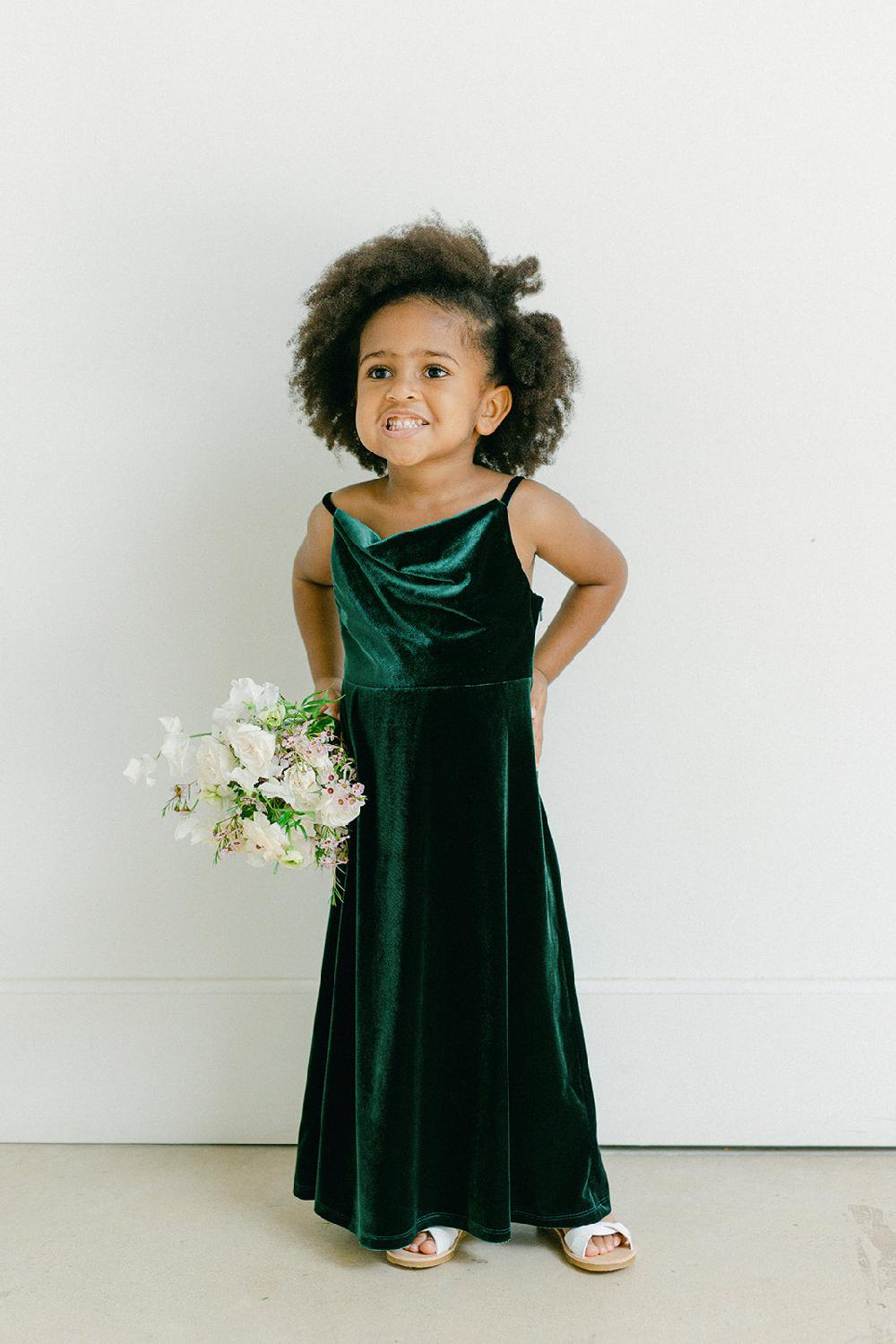 revelry Kids Skye Velvet Dress