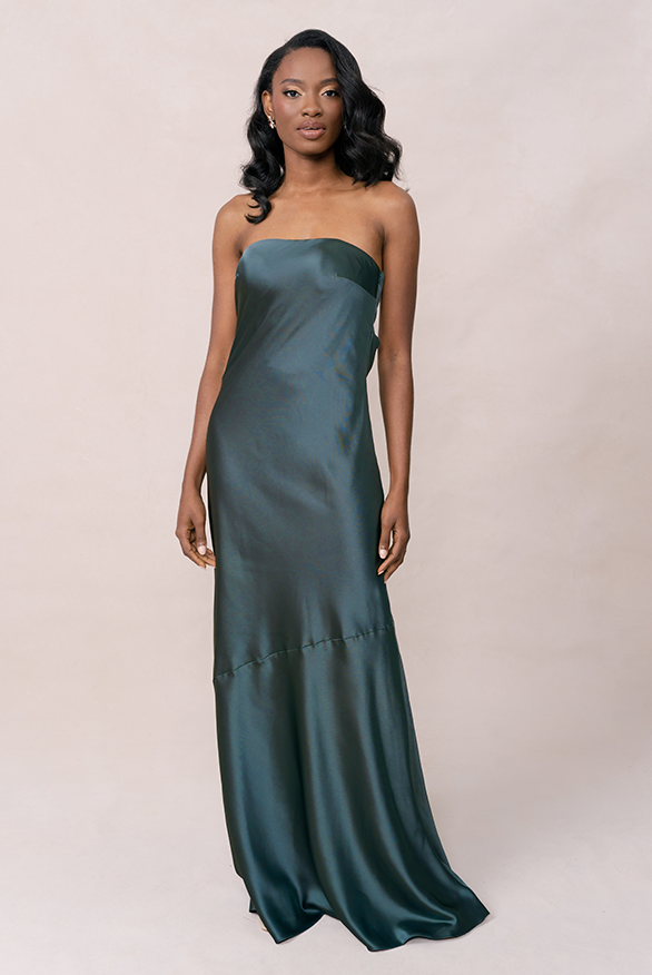 Revelry Leo Satin Dress