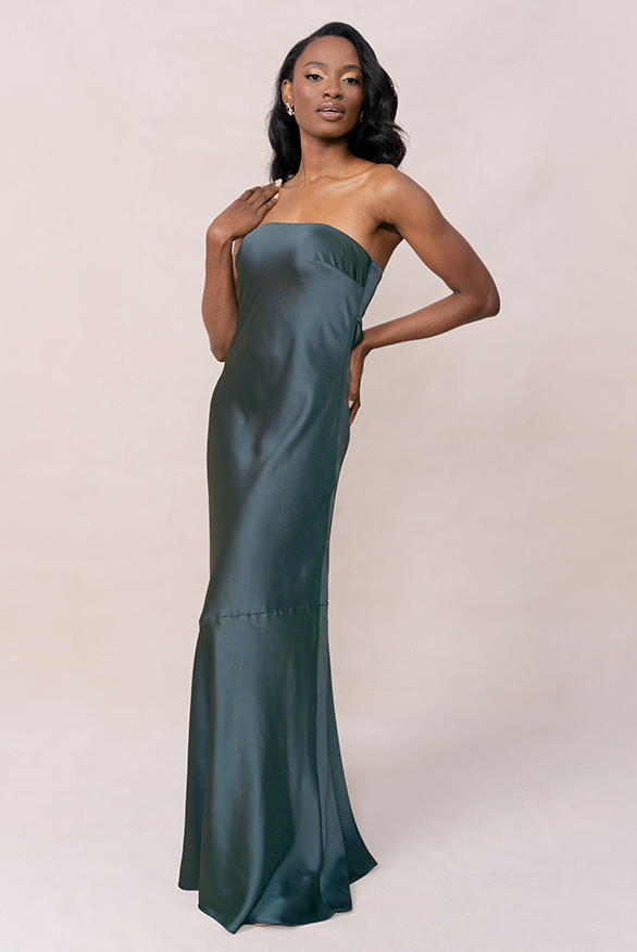 revelry Leo Satin Dress
