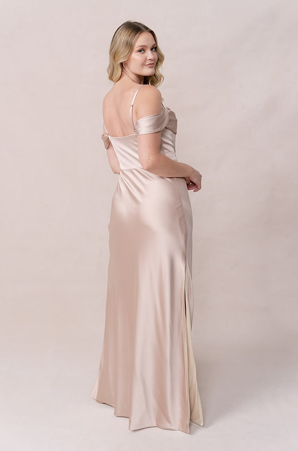 Revelry London Convertible Satin Dress