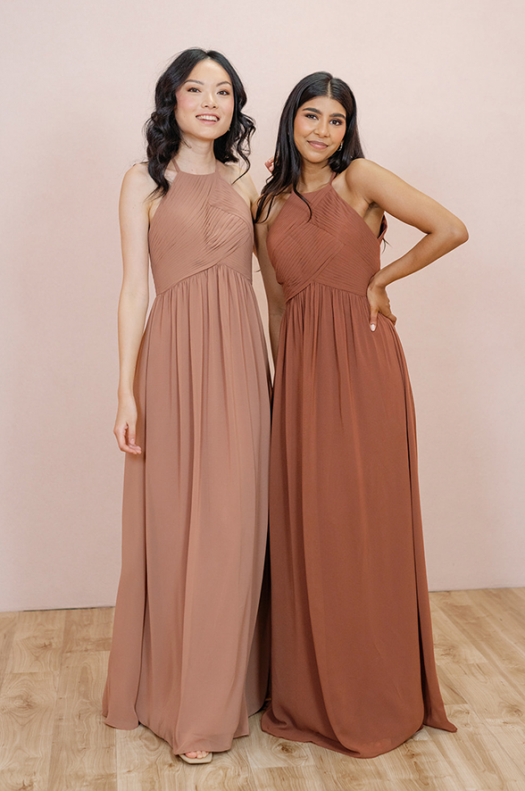 Revelry Mackenzie Chiffon Dress