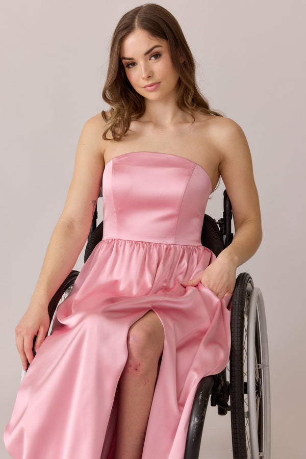 Revelry Maren Satin Dress
