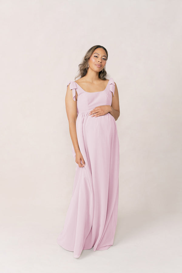 Revelry Maternity Bowie Chiffon Dress