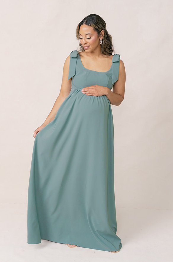 Revelry Maternity Bowie Crepe Dress