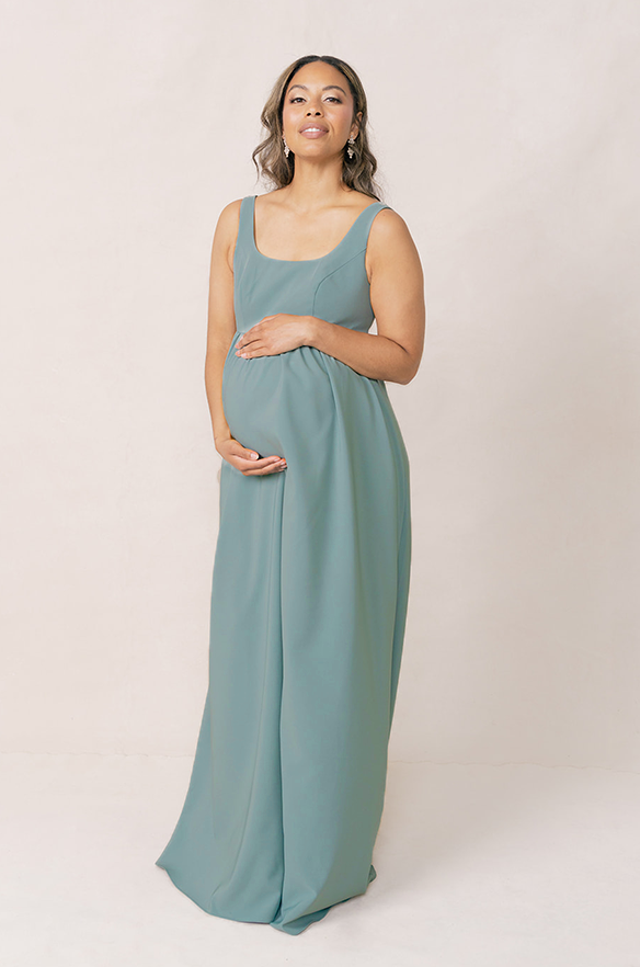 Revelry Maternity Bowie Crepe Dress