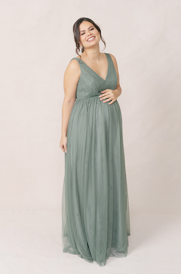 revelry Maternity Jamie Tulle Dress