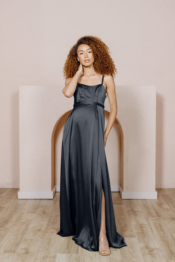 Revelry Maternity Nova Satin Dress
