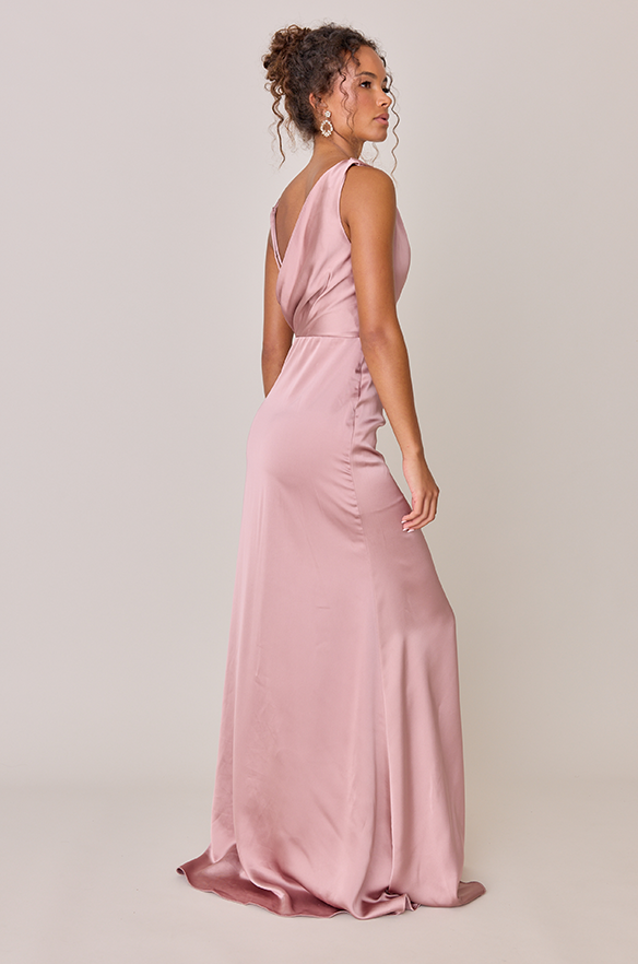 Revelry Maxine Satin Dress