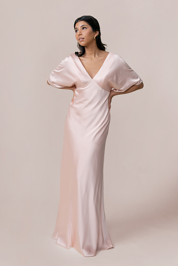 revelry Maya Satin Dress
