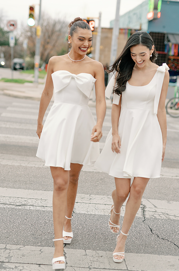 Revelry Monroe Crepe Mini Dress