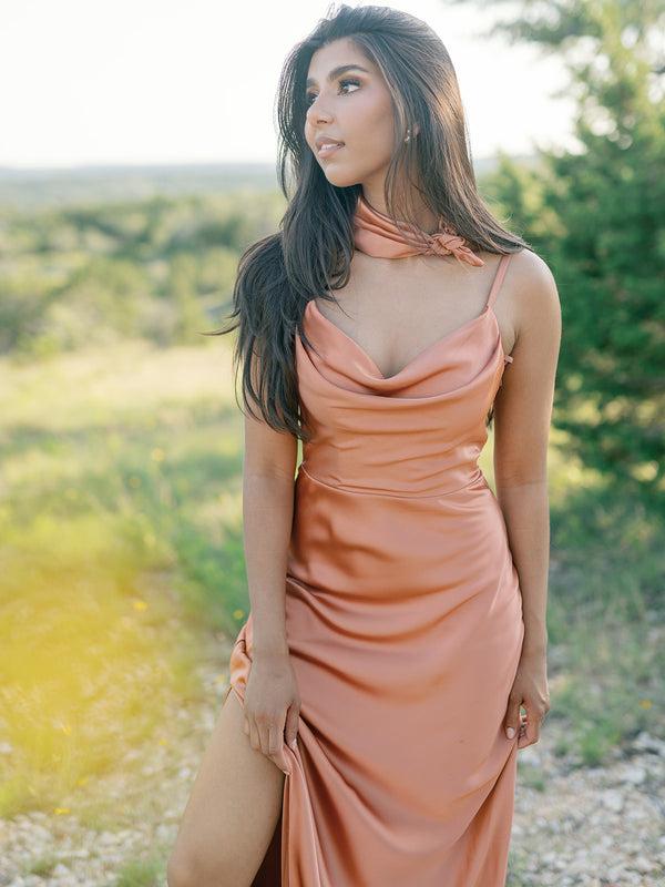 Revelry Nadia Satin Dress