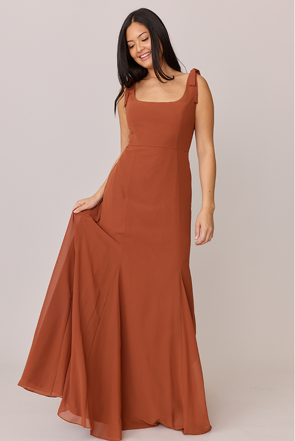 Revelry Nicole Chiffon Dress