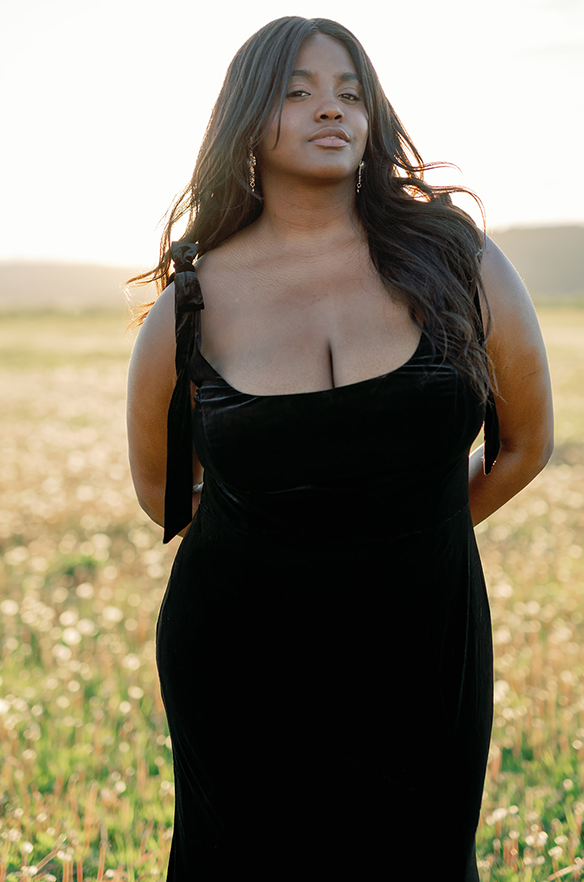 Revelry Nicole Velvet Dress