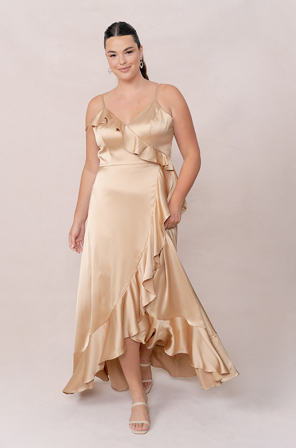 Revelry Paloma Satin Dress
