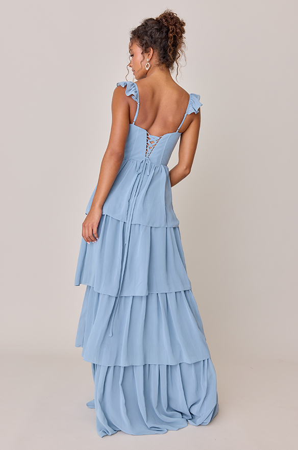 Revelry Poppy Chiffon Dress