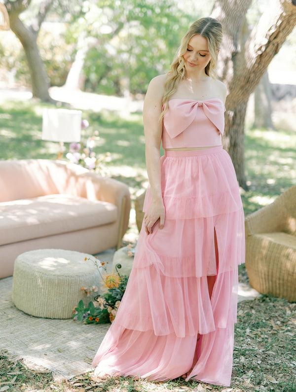 Revelry Poppy Tulle Skirt