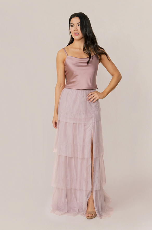 Revelry Poppy Tulle Skirt