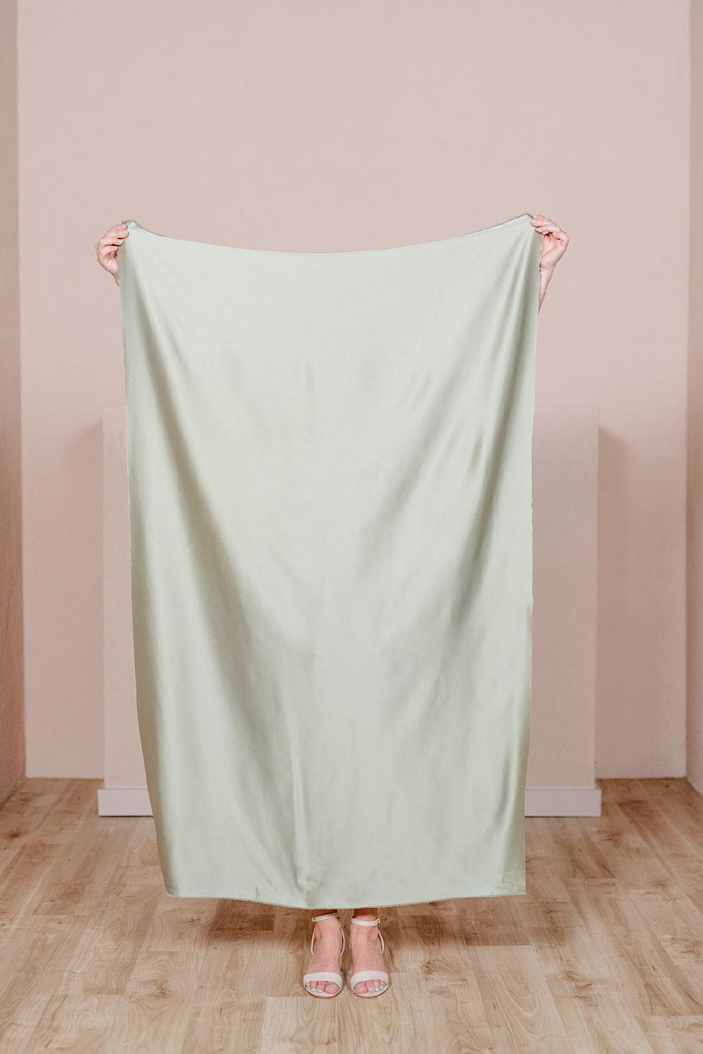 revelry Pre-Cut Satin Fabric by Yard