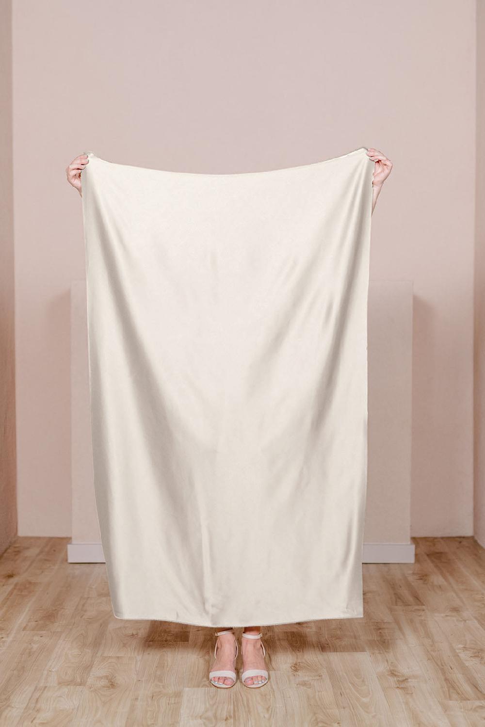 revelry Pre-Cut Satin Fabric by Yard