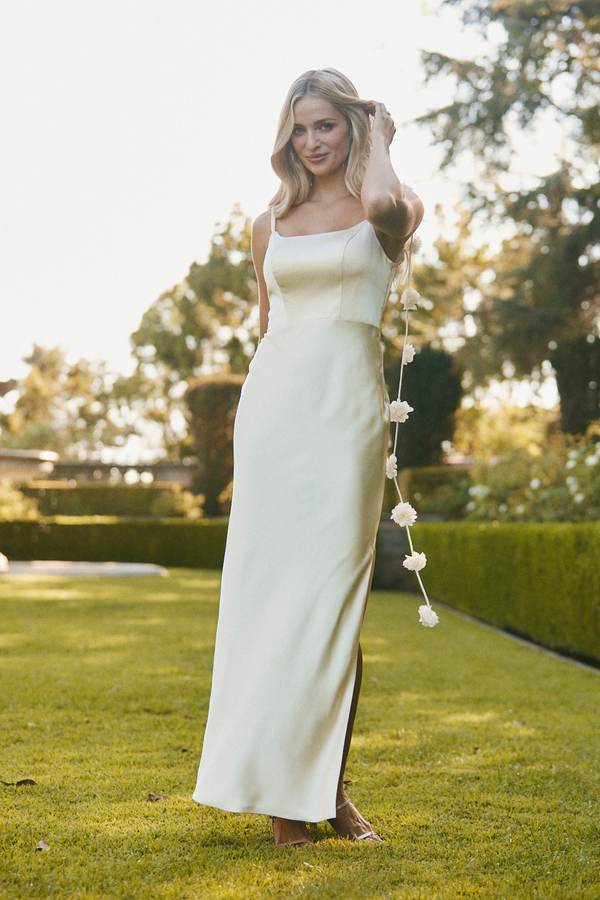 Revelry Remi Luxe Satin Dress