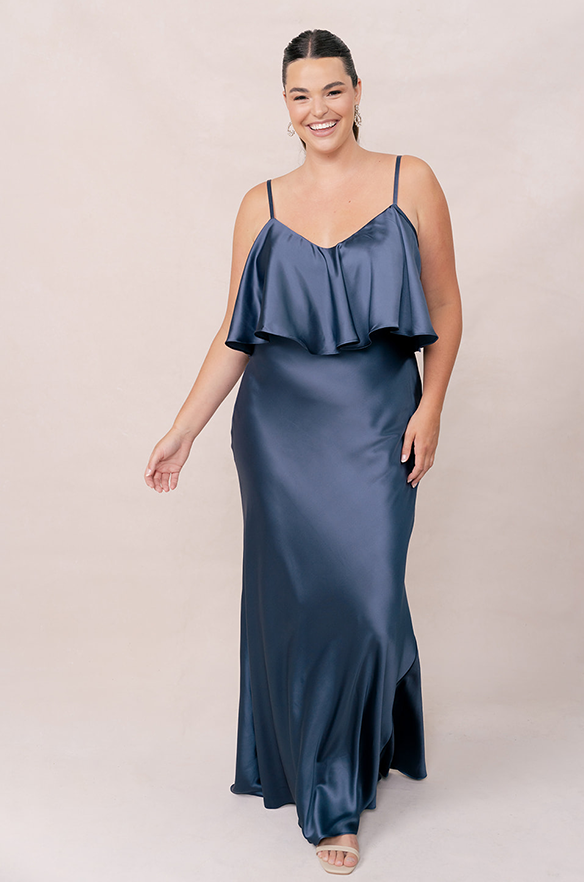 Revelry Riley Convertible Satin Dress