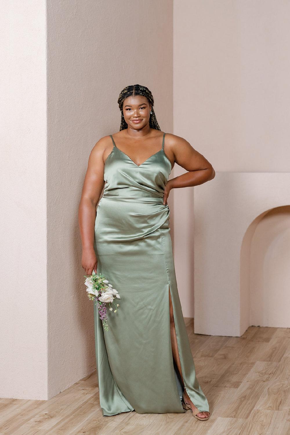 revelry Rory Satin Dress