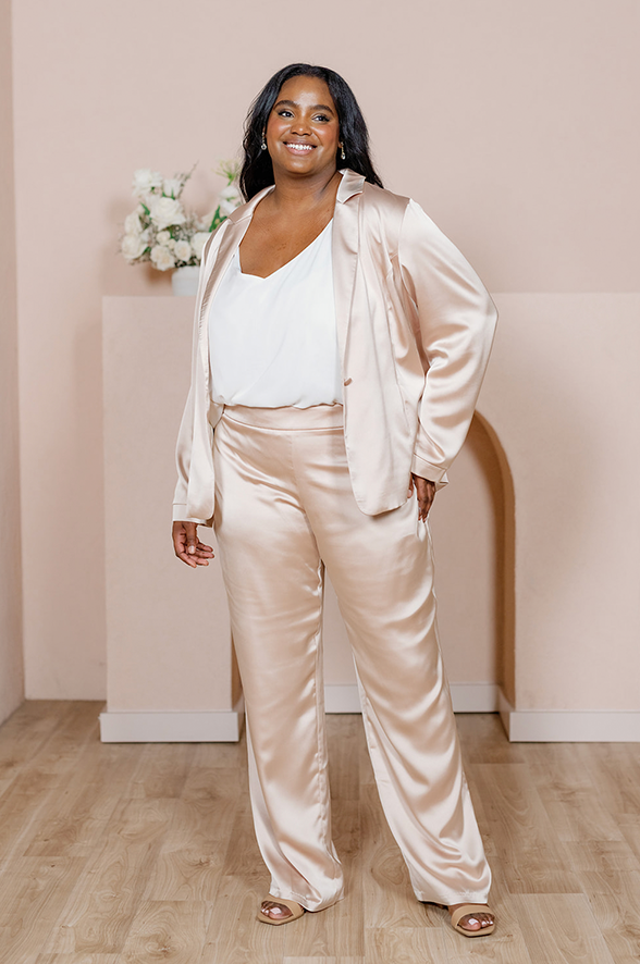 Revelry Ruby Satin Jacket