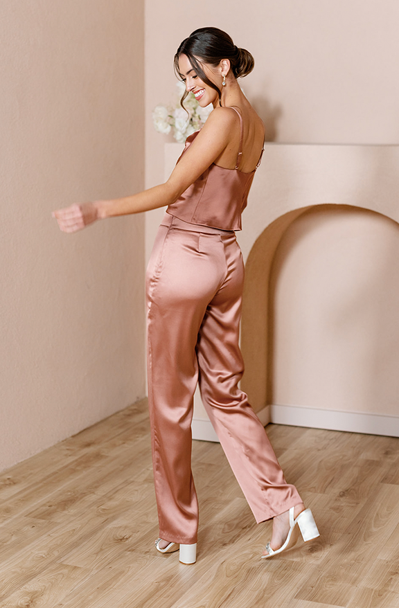 Revelry Ruby Satin Pants