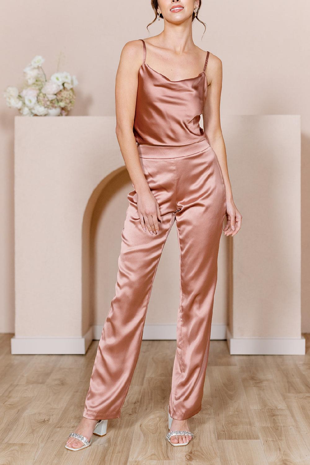 revelry Ruby Satin Pants
