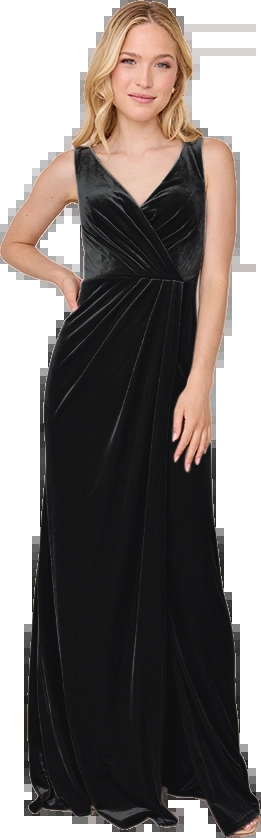 Revelry Sample Black Blair Velvet Dress