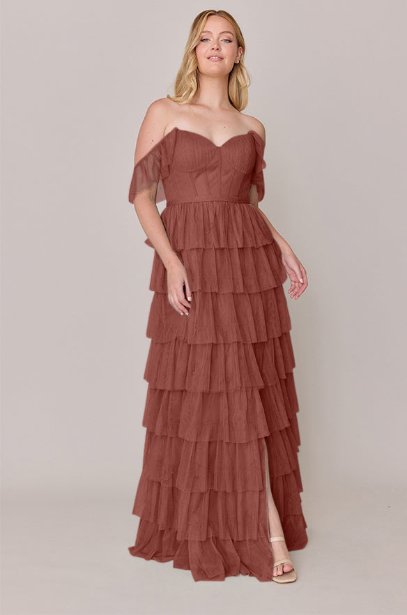 Revelry Sample Cinnamon Rose Lucia Tulle Dress