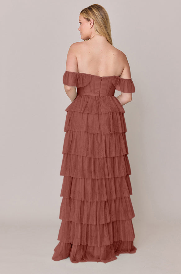 Revelry Sample Cinnamon Rose Lucia Tulle Dress