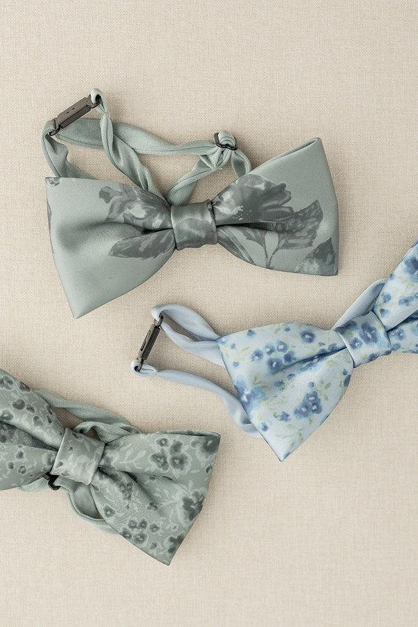 Revelry Satin Floral Print Bowtie