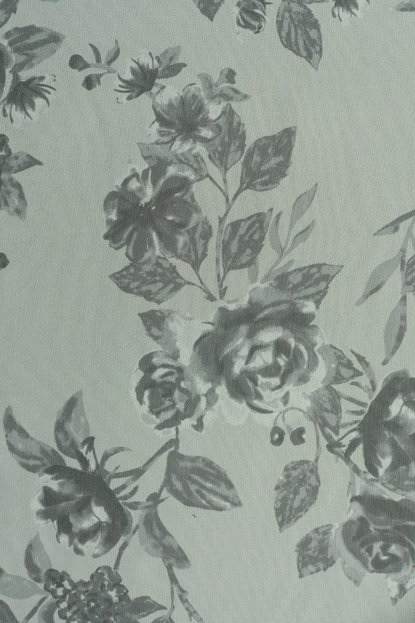 Revelry Satin Floral Print Fabric By Yard