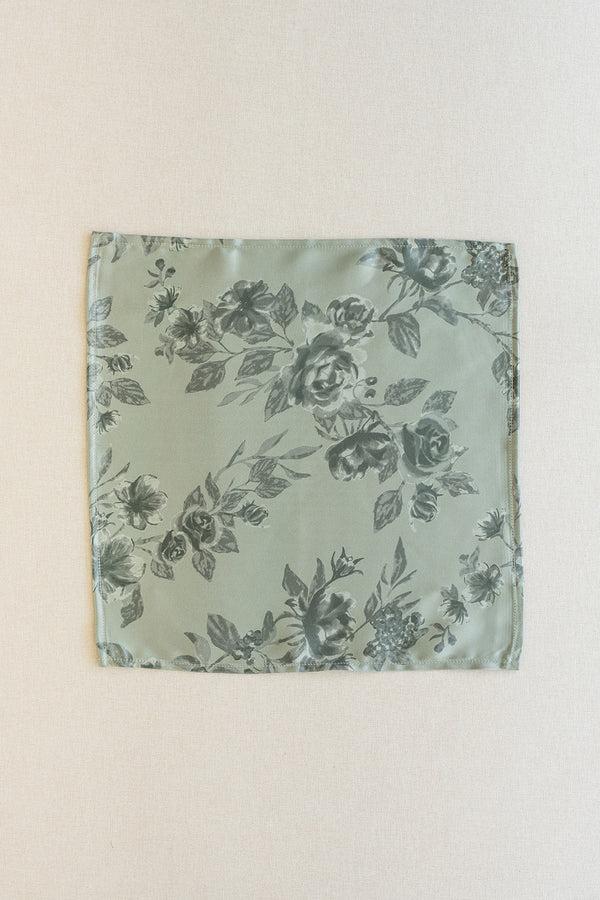 Revelry Satin Floral Print Pocket Square