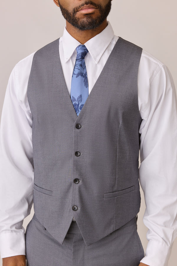 Revelry Satin Floral Print Tie