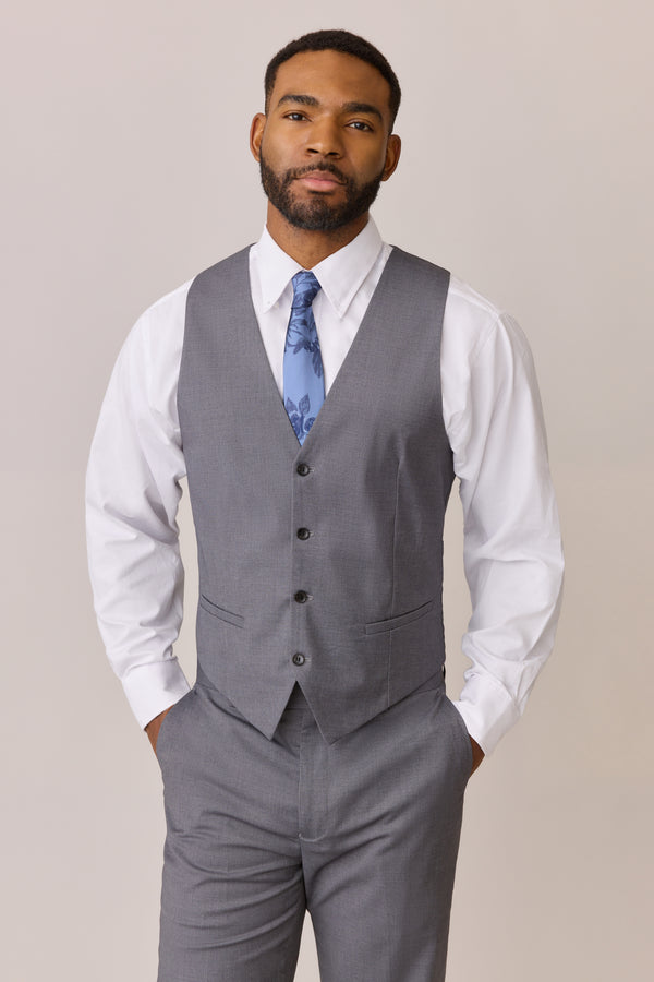 Revelry Satin Floral Print Tie