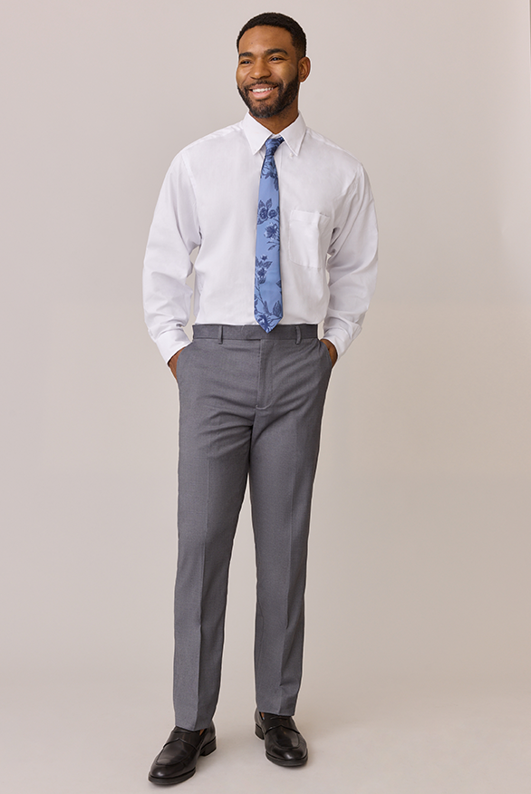 revelry Satin Floral Print Tie