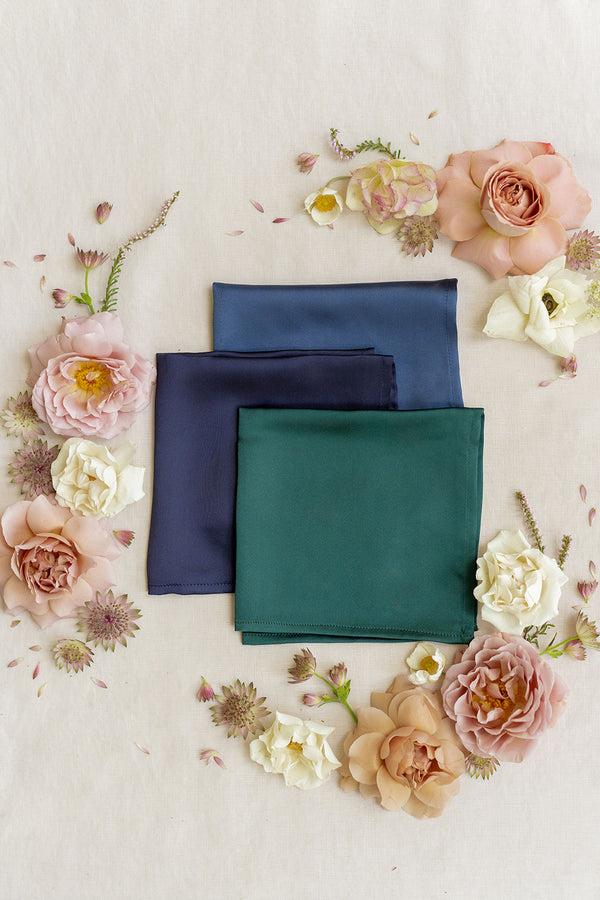 Revelry Satin Pocket Square