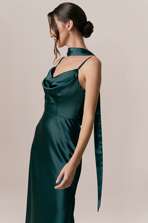 Revelry Satin Skinny Scarf