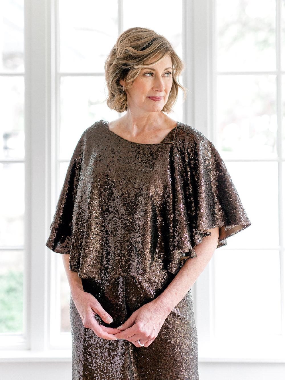 revelry Sequin Convertible Shawl